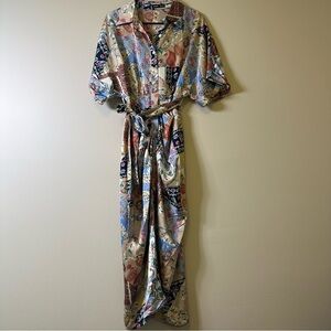 SHEIN Floral Patchwork Blouse